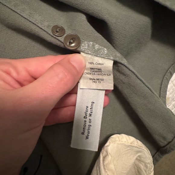 EUC J.Crew Military pocket shirt - Picture 4 of 4